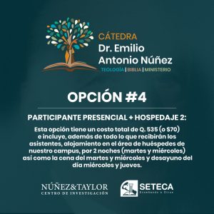 Cátedra Núñez - Opción #4 (Presencial + hospedaje 2)